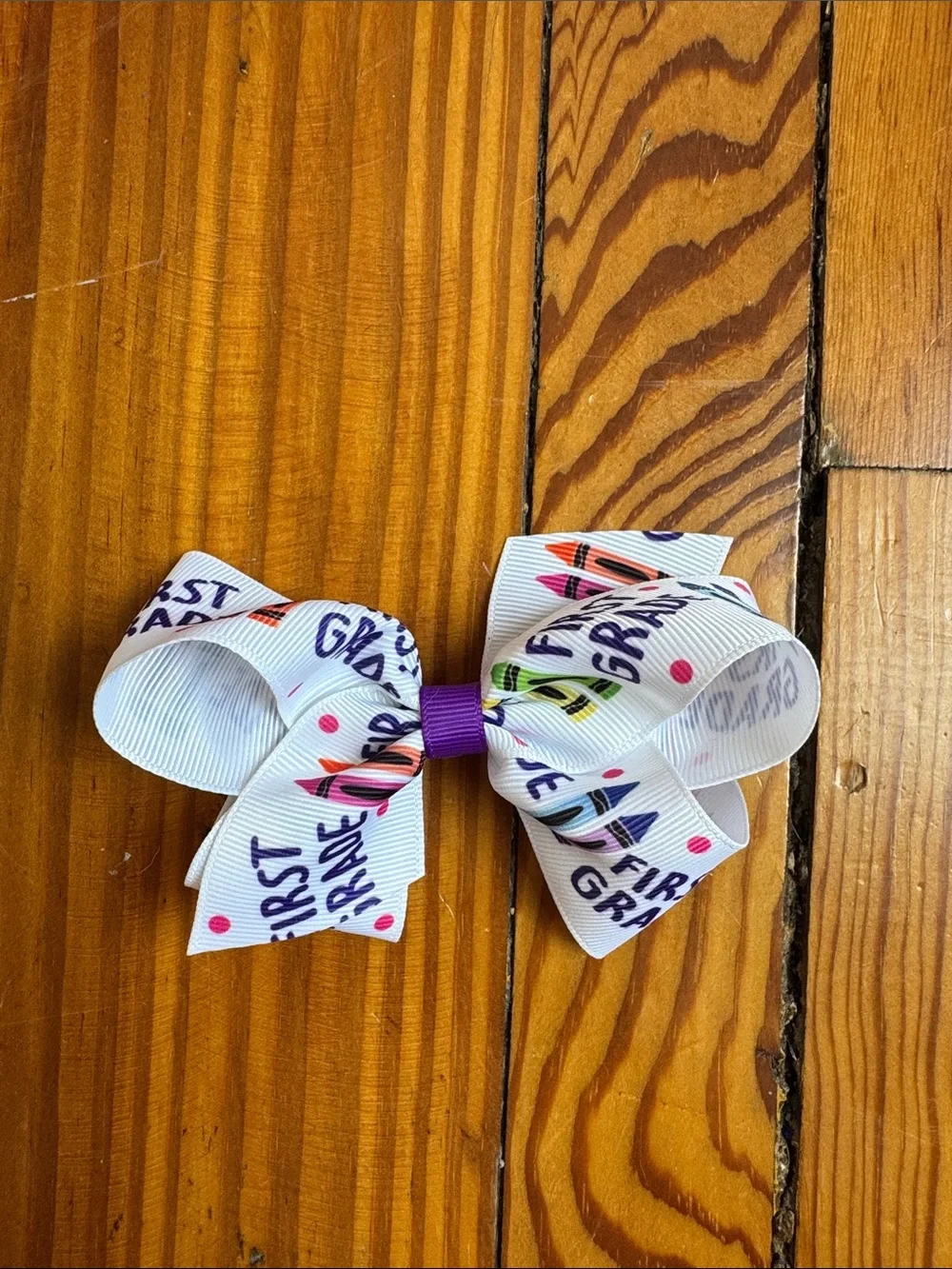 First grade girls hair bow